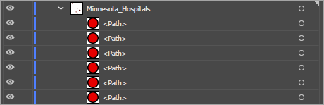 Point symbology has same appearance. Point symbology has same appearance.